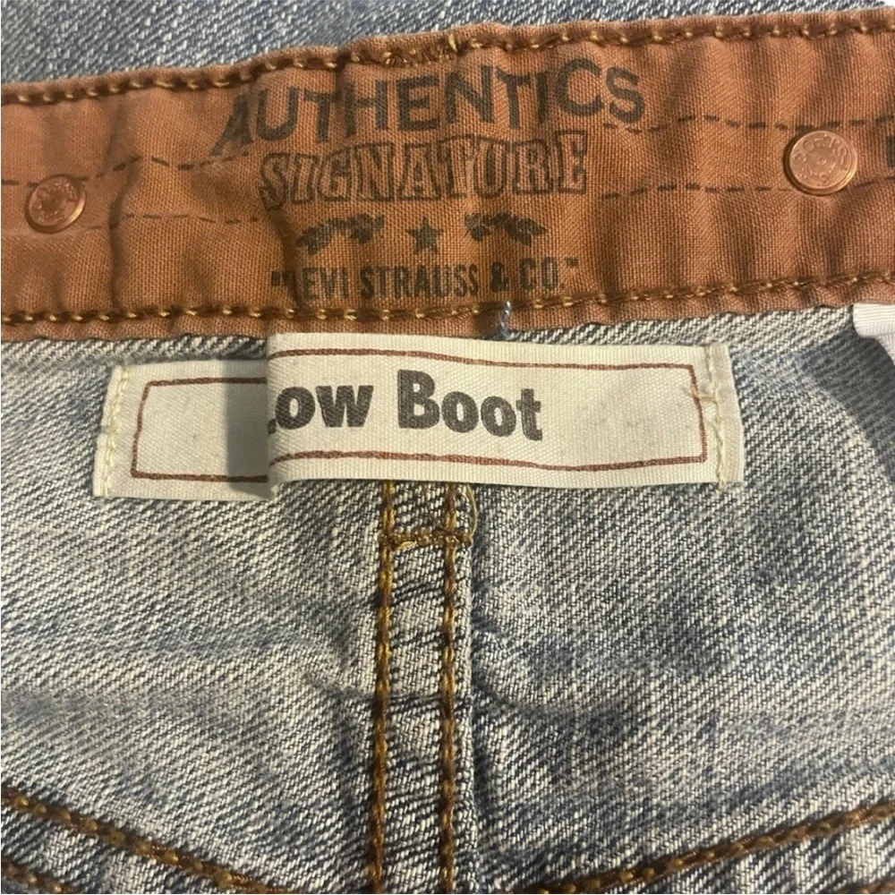 Levi Strauss Authentics Signature Copper Riveted Low Boot Jeans Men Size 34 / 32 - Picture 5 of 7